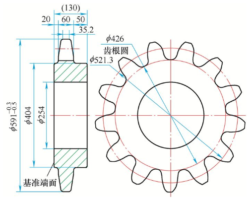 【兆恒機(jī)械】滲碳齒部有嚴(yán)重的貫穿型裂紋，何原因？